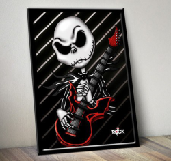 Pôster com Moldura Jack Skellington | Rock2You